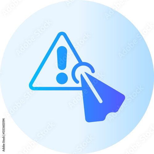 error gradient icon