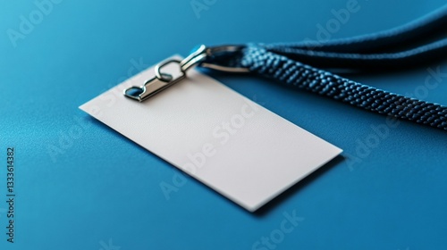 Blank ID Card with Lanyard