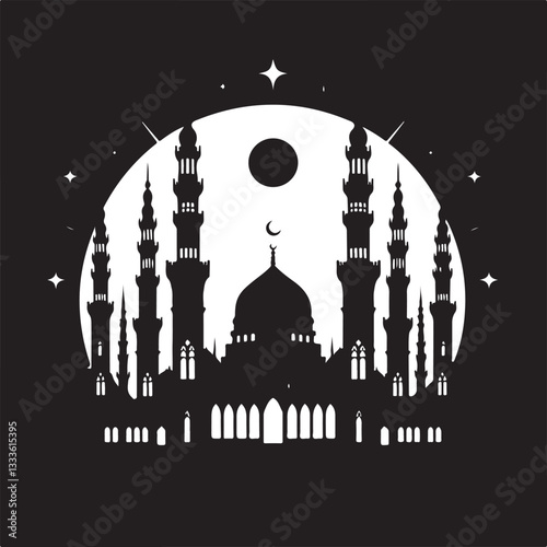 Islamic Silhouette Design Bundle
