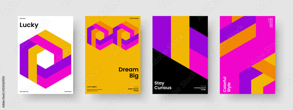 Obraz premium Geometric Banner Design. Creative Brochure Template. Modern Business Presentation Layout. Background. Poster. Flyer. Book Cover. Report. Leaflet. Pamphlet. Notebook. Newsletter. Handbill. Magazine