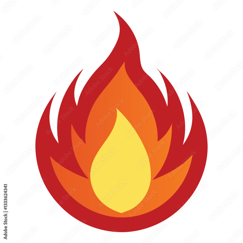 Bonfire Fire Flame Vector Art for Digital Design Bonfire Fire Flame Vector Art for Digital Design