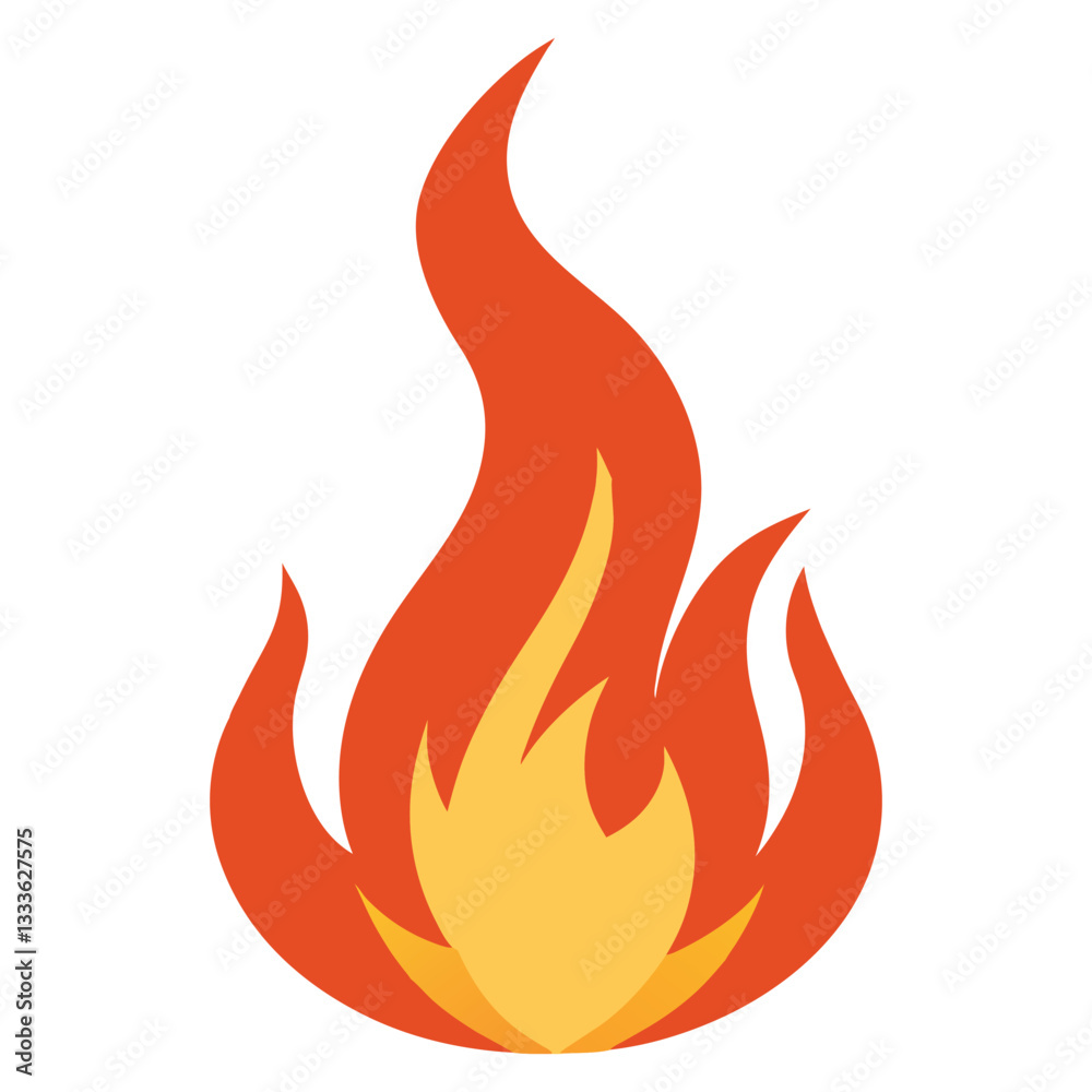 Vibrant Fire Bonfire Vector Illustration for Sublimation Use
Vibrant Fire Bonfire Vector Illustration for Sublimation Use