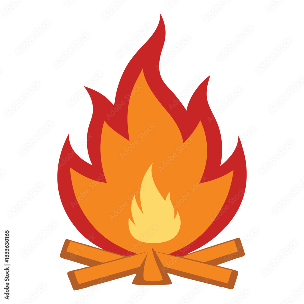 Detailed Fire Bonfire Flame Graphic for Sublimation Creation Detailed Fire Bonfire Flame Graphic for Sublimation Creation