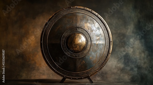 The protective shield of Achilles was a symbol of safety on the battlefield.