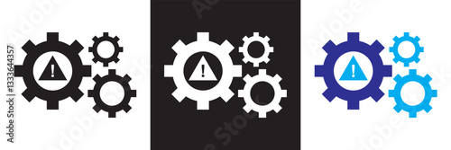 Customer relationship management CRM icon.  Vector illustration. isolated on white and black background. EPS 10 
