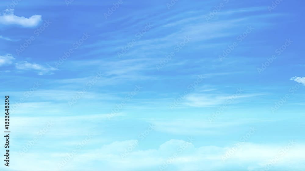冬の空 ループ素材 冬の空 ループ素材