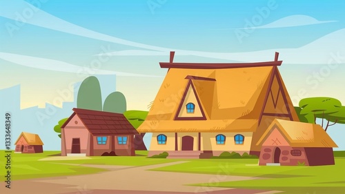 houses in the mountains