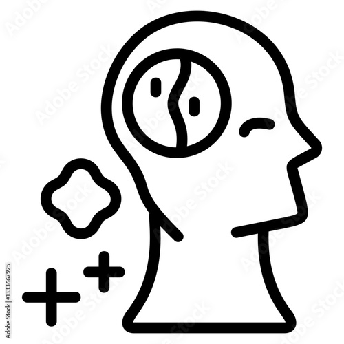 Mind Balance Line Icon