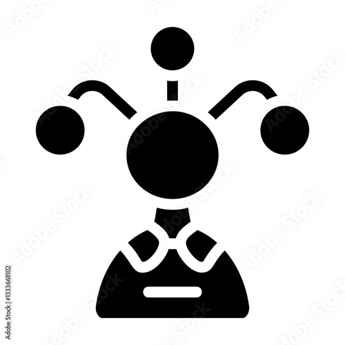 Networking Solid Icon