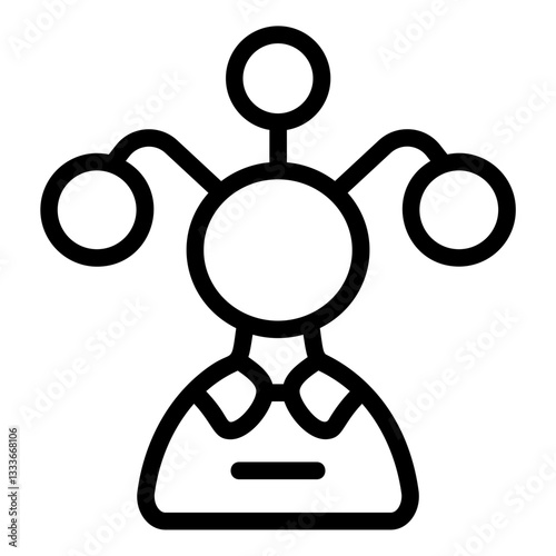 Networking Line Icon