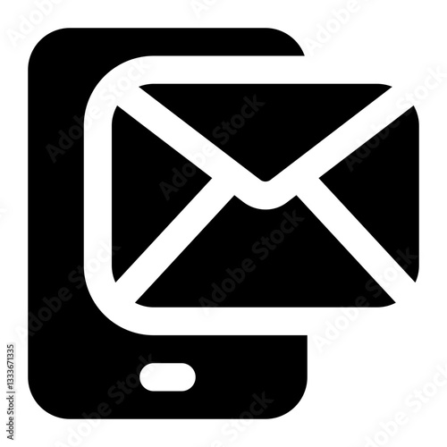 online message icon for illustration