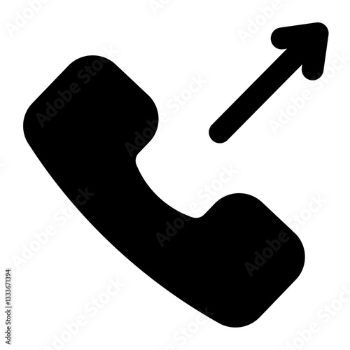 out going call icon for illustration
