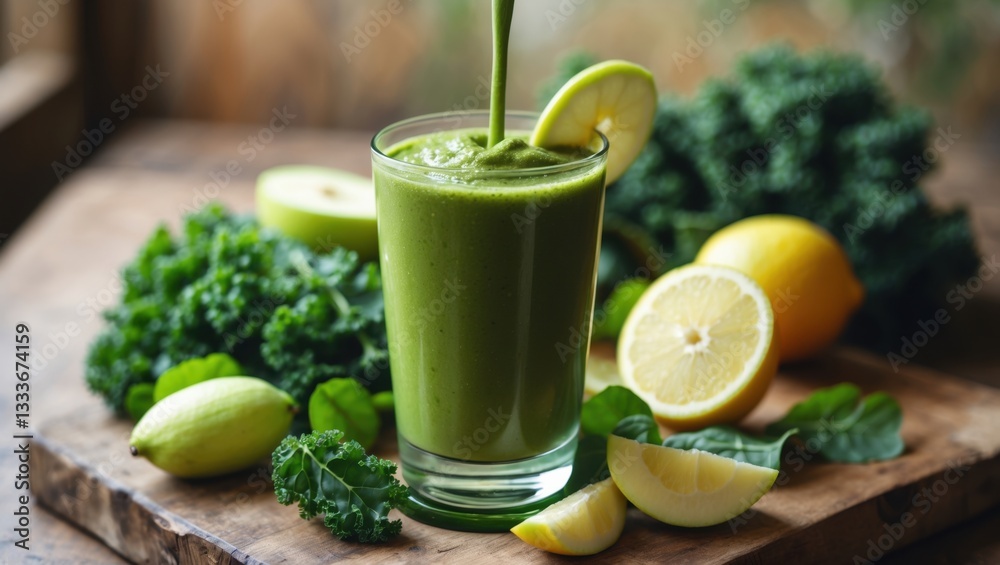 Fototapeta premium Vital Greens Shake