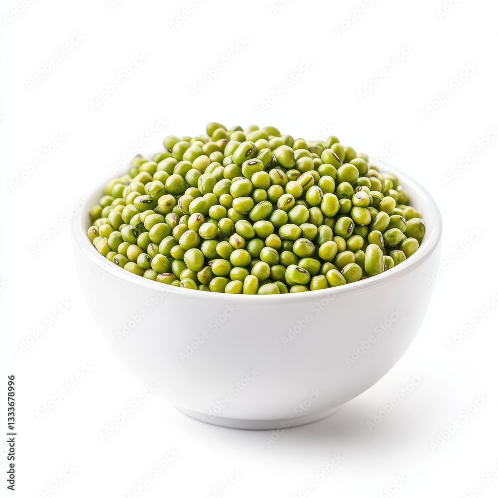 bowl of mung beans, healthy food ingredient rich in nutrients, perfect for various dishes and diets. These small green legumes are versatile and packed with protein bowl of mung beans, healthy food ingredient rich in nutrients, perfect for various dishes and diets. These small green legumes are versatile and packed with protein