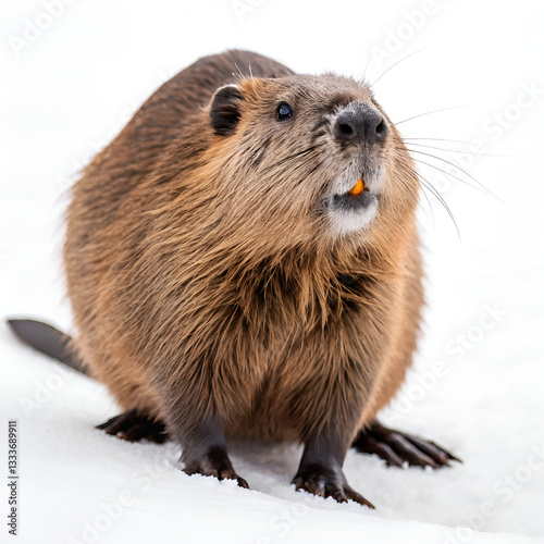 prairie dog on a white background