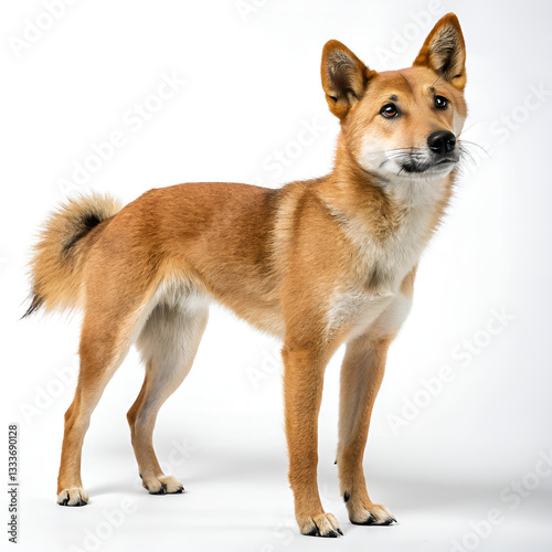 dog isolated on white background