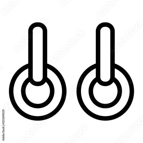 Pilates Ring Line Icon