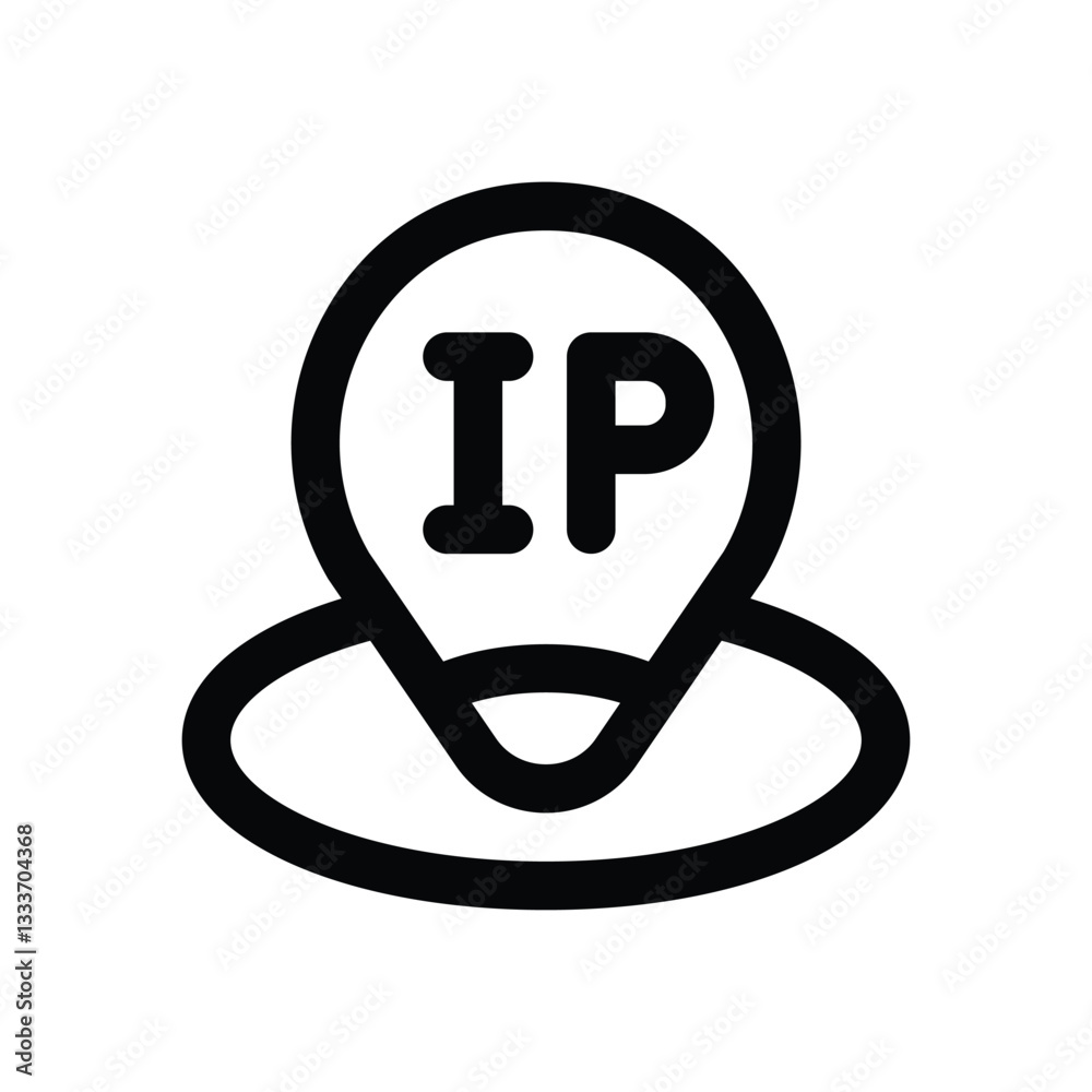 ip address line icon. Clean and minimalist vector icon for websites, mobile apps, presentations, and logos. Fully scalable and customizable for any project. ip address line icon. Clean and minimalist vector icon for websites, mobile apps, presentations, and logos. Fully scalable and customizable for any project.