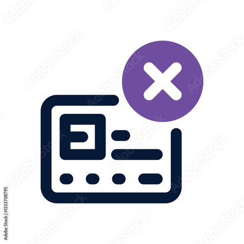 credit limit dual tone icon. Sleek and modern vector icon for websites, mobile apps, marketing materials, and corporate design. Fully scalable and ready to use.
