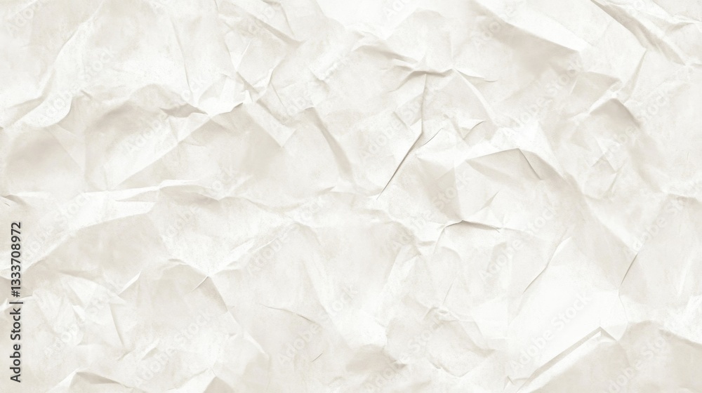 Delicate White Canvas with Subtle Wrinkles and Textured Surface Delicate White Canvas with Subtle Wrinkles and Textured Surface