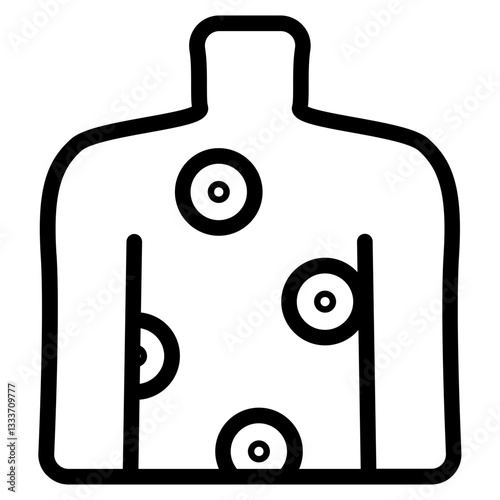 Acupuncture Line Icon