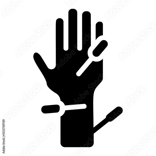Acupuncture Solid Icon