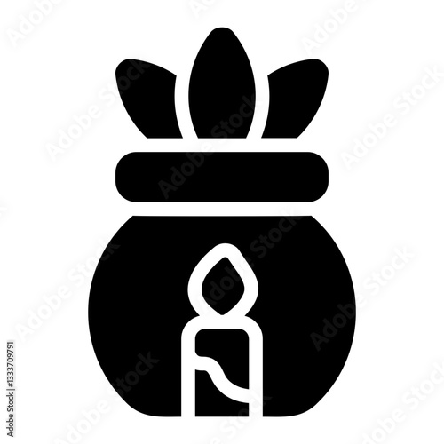 Aromatherapy Solid Icon