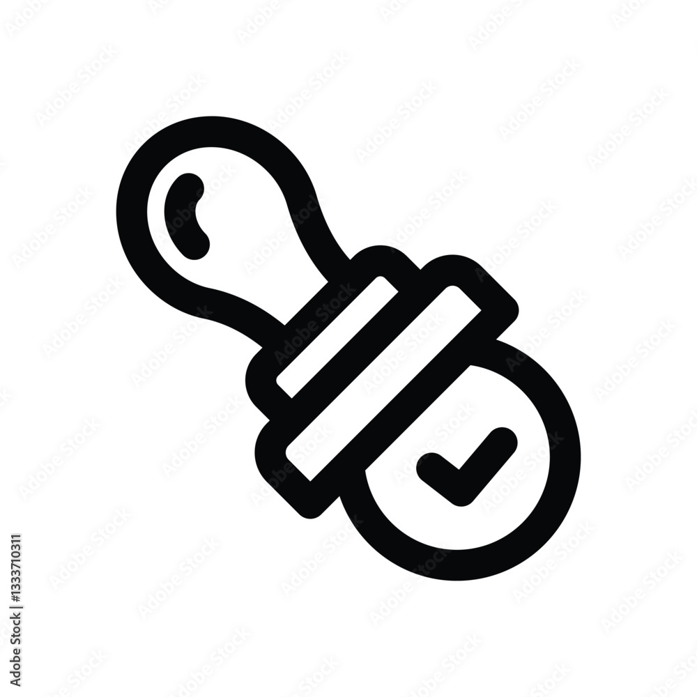 stamp line icon. Clean and minimalist vector icon for websites, mobile apps, presentations, and logos. Fully scalable and customizable for any project. stamp line icon. Clean and minimalist vector icon for websites, mobile apps, presentations, and logos. Fully scalable and customizable for any project.