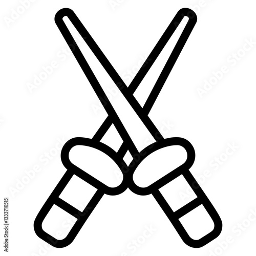 Fencing Line Icon