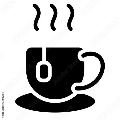 Hot tea Solid Icon