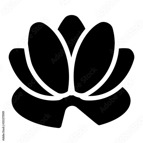 Lotus Solid Icon