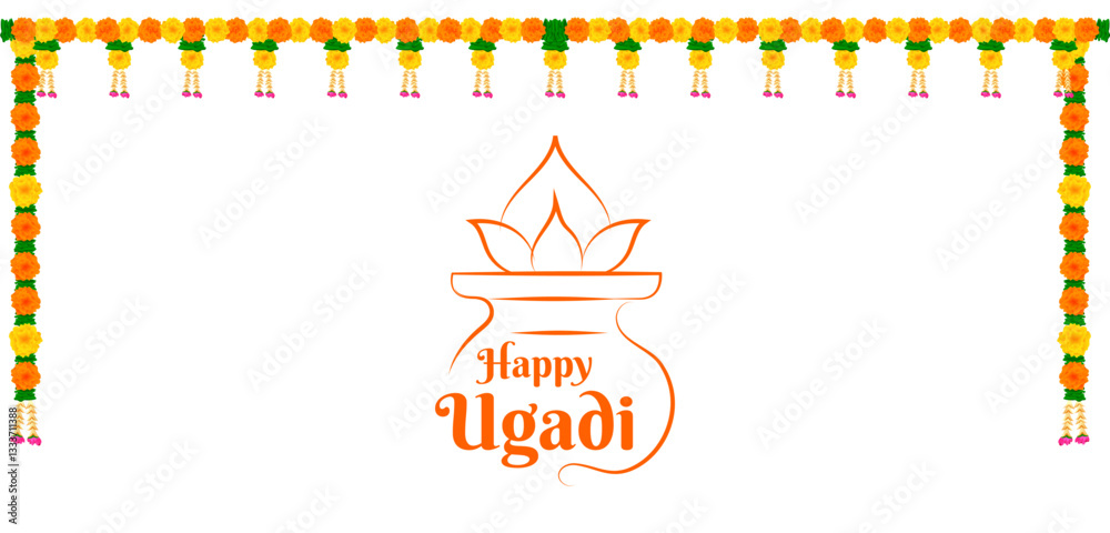 Φωτογραφία Ugadi traditional festival holiday background for the New Year s Day for the sta