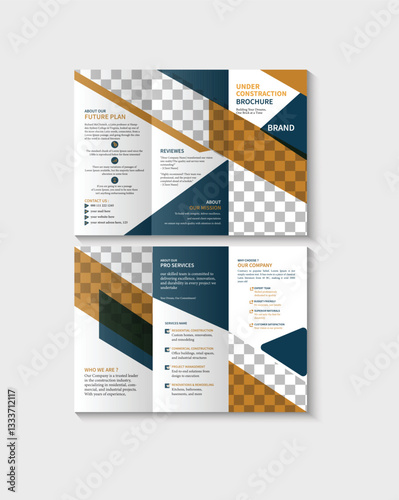 Business Marketing Tri fold brochure design