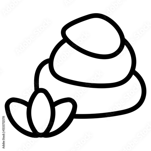 Stone Line Icon