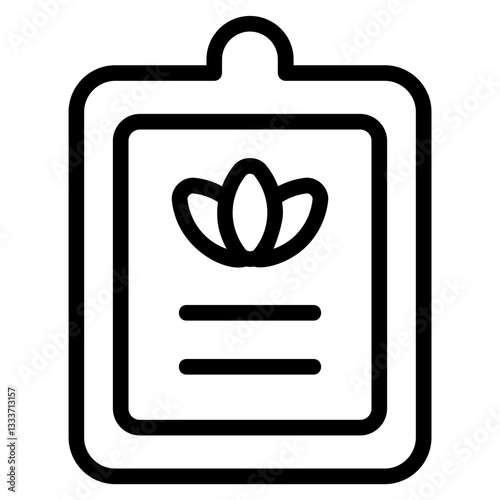 Therapy schedule Line Icon