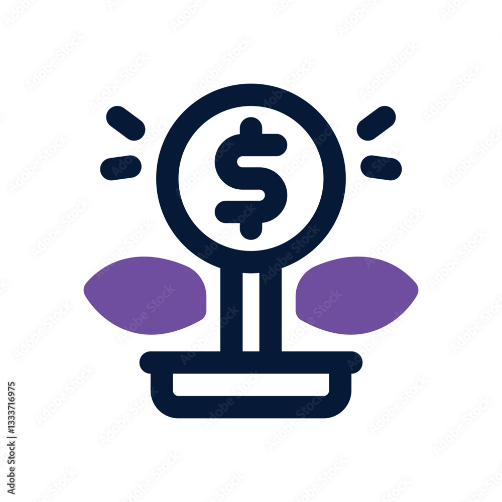 investment growth dual tone icon. Sleek and modern vector icon for websites, mobile apps, marketing materials, and corporate design. Fully scalable and ready to use. investment growth dual tone icon. Sleek and modern vector icon for websites, mobile apps, marketing materials, and corporate design. Fully scalable and ready to use.