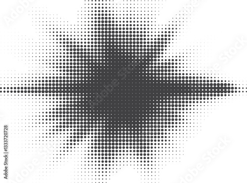 gradient halftone dots background. Pop art template in vector, texture. Vector illustration