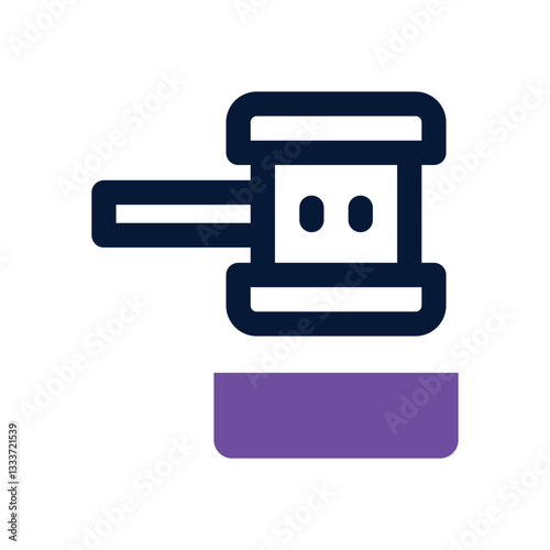 govel dual tone icon. Sleek and modern vector icon for websites, mobile apps, marketing materials, and corporate design. Fully scalable and ready to use.