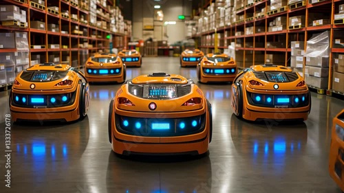 Autonomous Robots in a Warehouse: The Future of Logistics