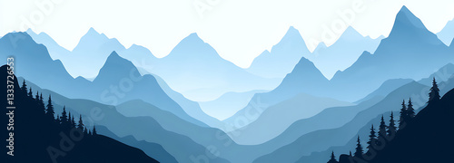Mountain Peak Creative HD Background
