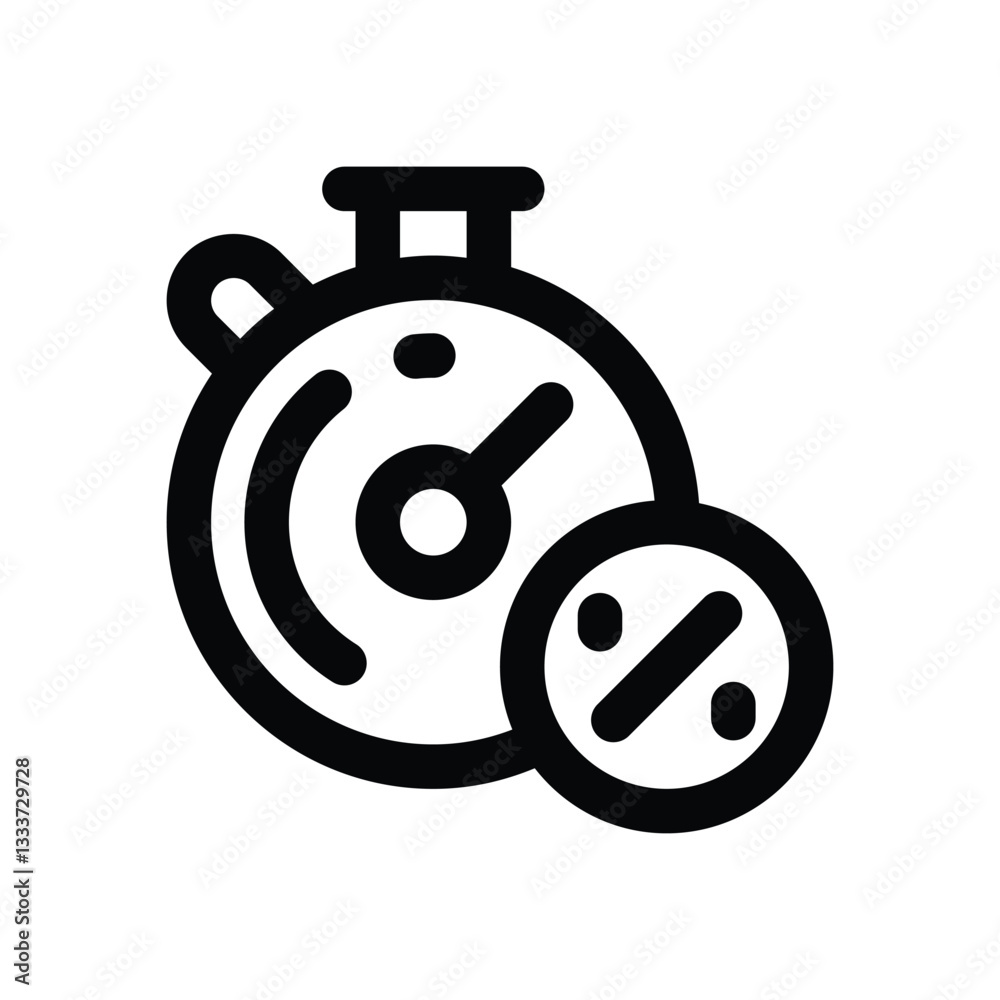 stopwatch line icon. Clean and minimalist vector icon for websites, mobile apps, presentations, and logos. Fully scalable and customizable for any project. stopwatch line icon. Clean and minimalist vector icon for websites, mobile apps, presentations, and logos. Fully scalable and customizable for any project.