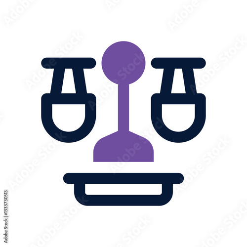 balance dual tone icon. Sleek and modern vector icon for websites, mobile apps, marketing materials, and corporate design. Fully scalable and ready to use.