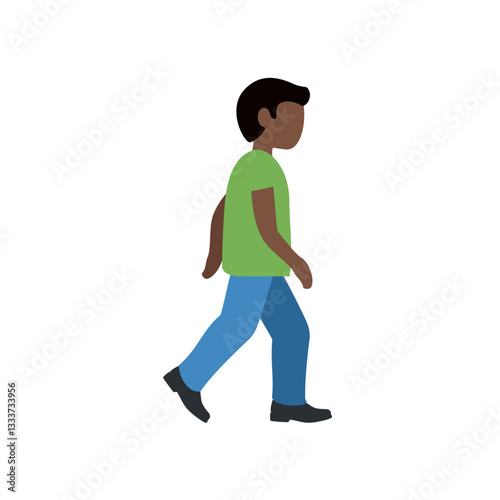 Person Walking (Dark Skin)
