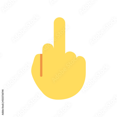 Middle Finger (Yellow Skin)
