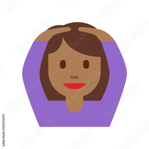 Person Holding Head
