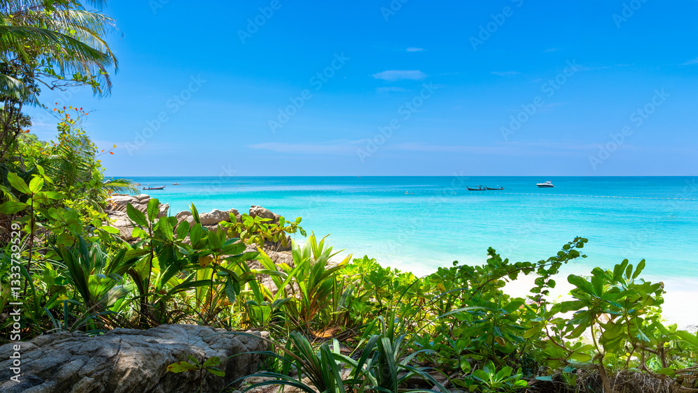 Freedom Beach Thailand, White Sand and Turquoise Sea