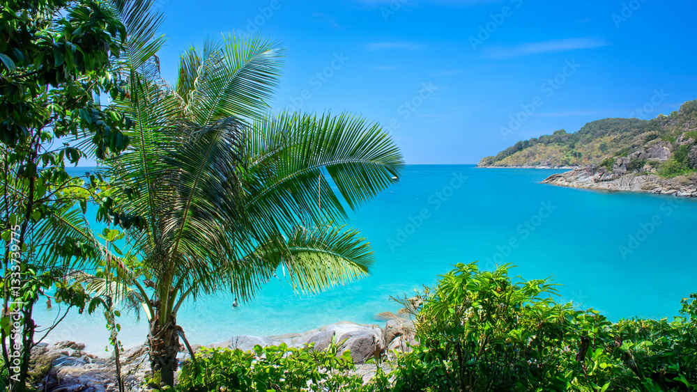 Freedom Beach Thailand, White Sand and Turquoise Sea