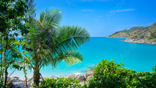 Obraz na płótnie Freedom Beach Thailand, White Sand and Turquoise Sea w salonie
