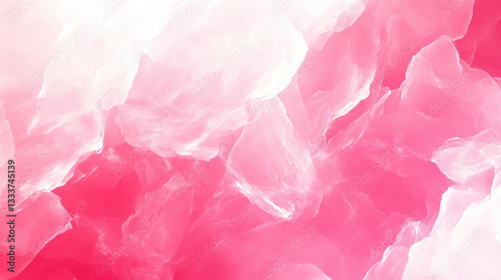 Soft Pink Flowing Abstract Background with Light Texture Elements