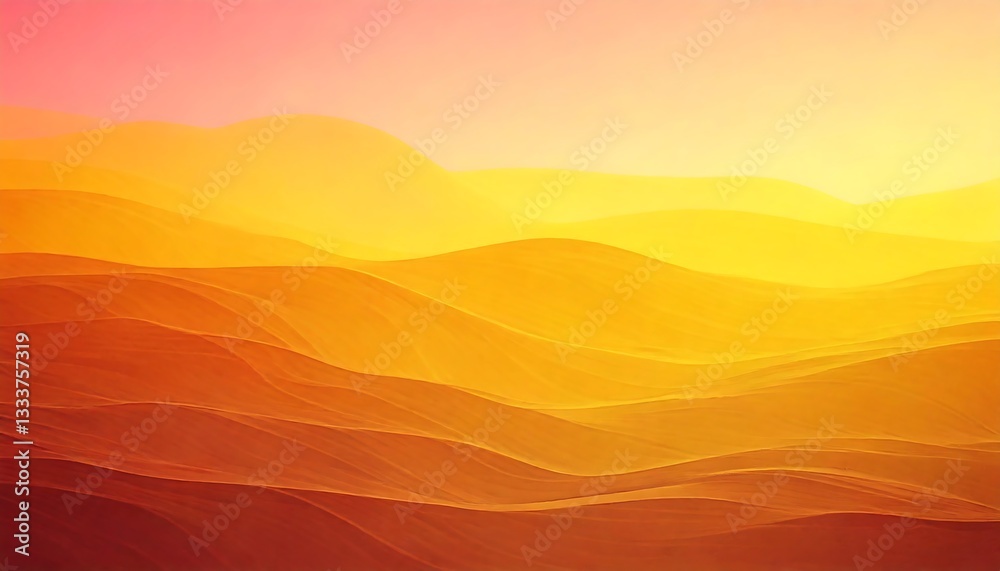 fluid abstract design featuring wavy layers in warm hues of red, orange, and yellow. The gradation mimics rolling hills or waves, creating a sense of motion and depth fluid abstract design featuring wavy layers in warm hues of red, orange, and yellow. The gradation mimics rolling hills or waves, creating a sense of motion and depth